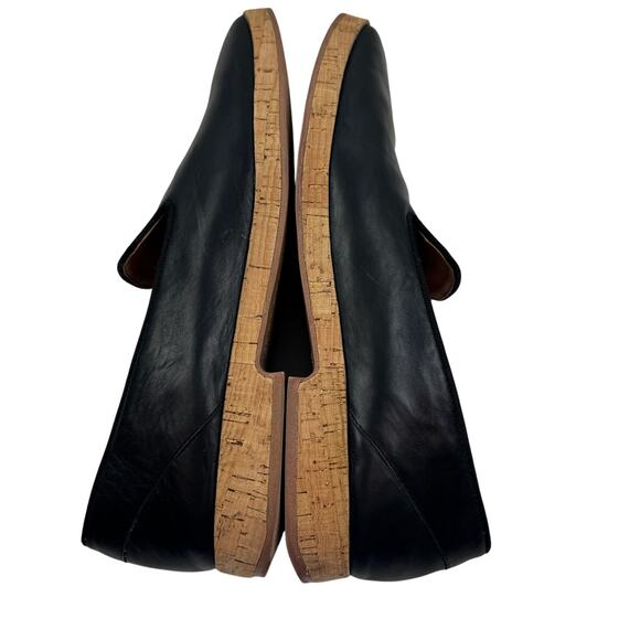 Sarto Clarissa Buttery Soft Black Leather Comfort Slip On Loafers Women's 10 - Picture 6 of 9